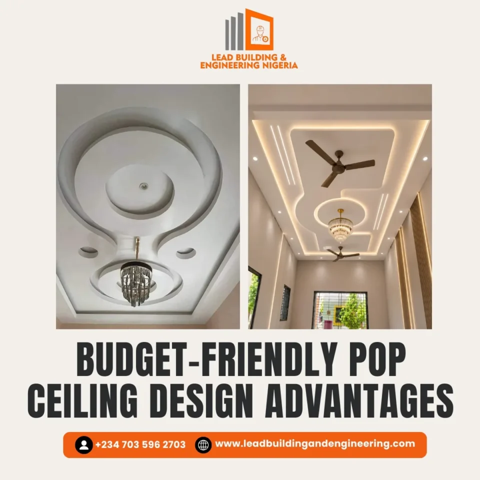 budget-friendly POP ceiling Design advantages