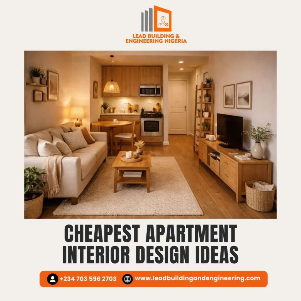 cheapest apartment interior design ideas
