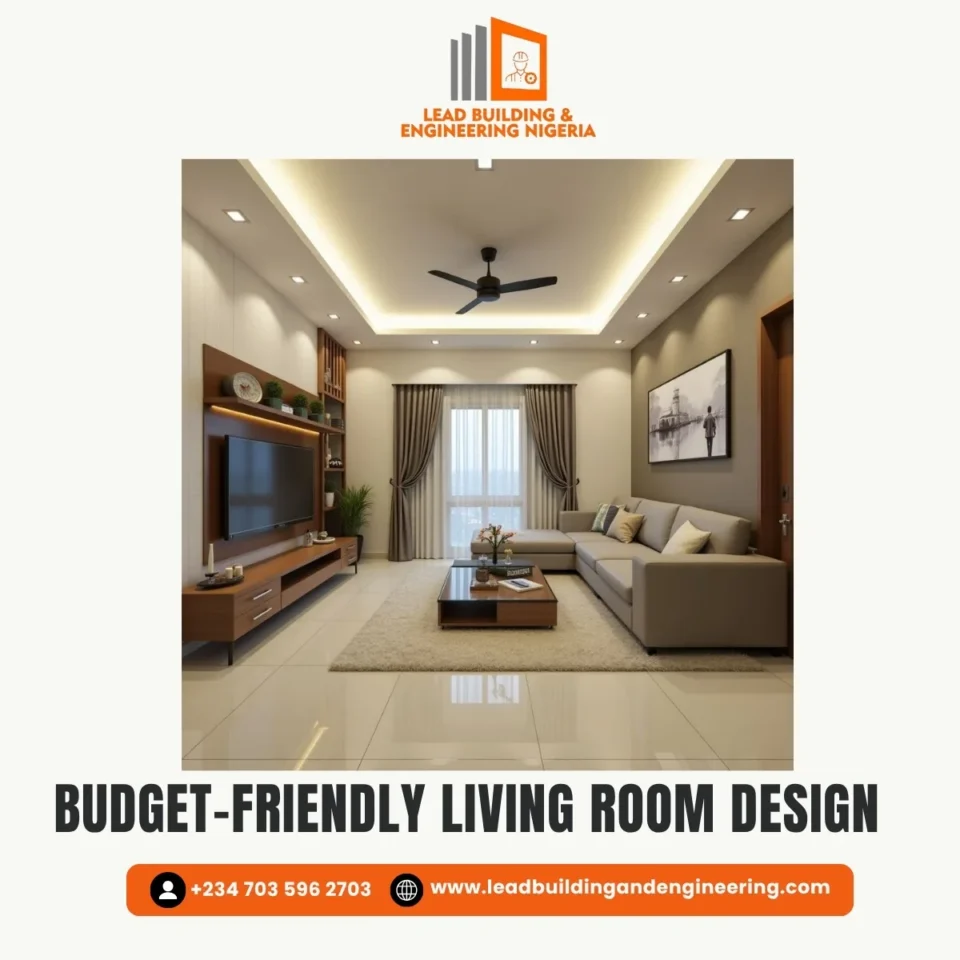 budget-friendly living room design