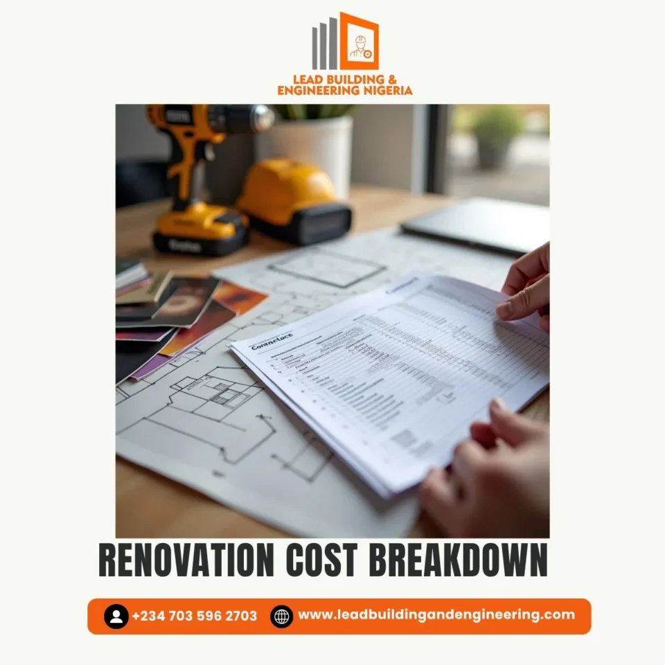 renovation cost breakdown